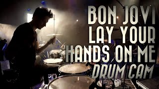 Bon Jovi - Lay Your Hands On Me | by Cross Road | Drum Cam