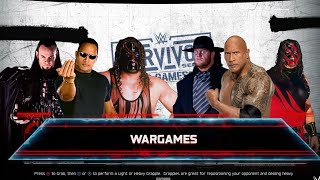 WWE 2k25 - Undertaker,Rock,Kane vs Undertaker,Rock,Kane: War Games at Survivor Series
