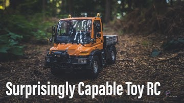 Surprisingly Capable Toy Rc. Dickie Unimog u300 1:12