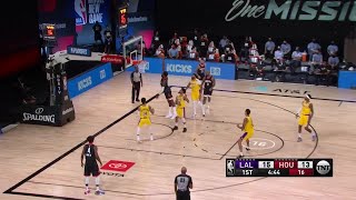 1st Quarter, One Box Video: Houston Rockets vs. Los Angeles Lakers
