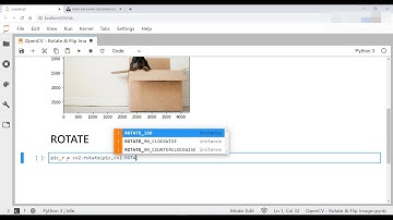 OpenCV Rotate and Flip Image
