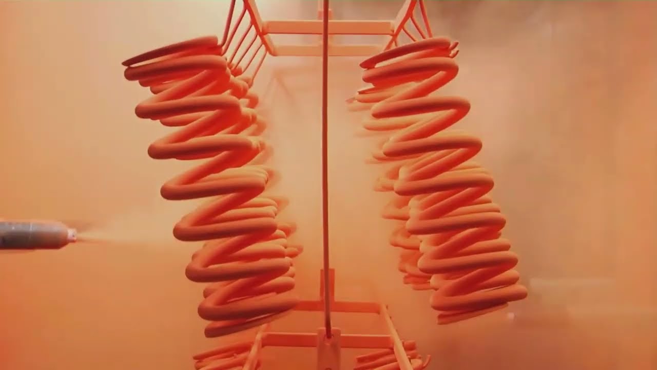 Amazing Coil Springs mass production | How It's Made | Fully Automated manufacturing Process.