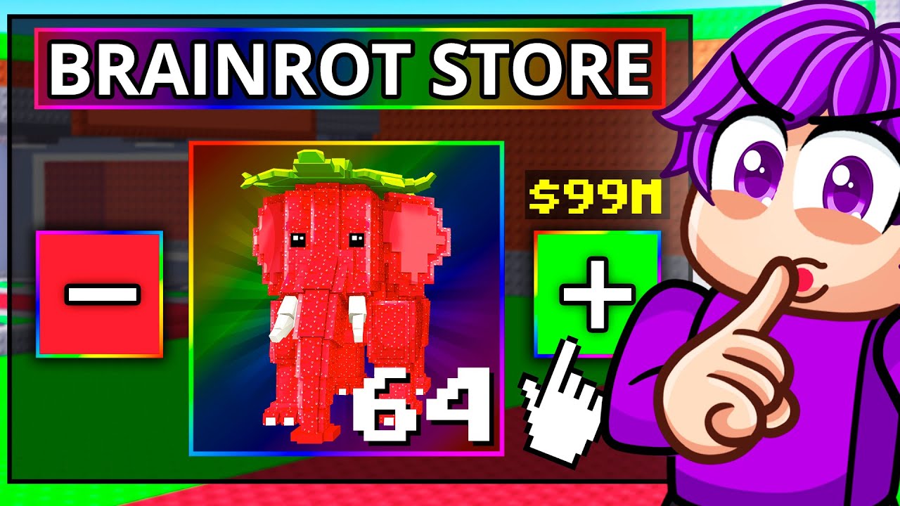 Steal a Brainrot, But You Can Order Any Item…