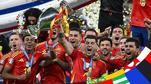 L'Espagne remporte l'Euro | Remise du trophée
