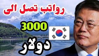 السفر والعمل فى كوريا الجنوبية وراتب أكثر من 2500 دولار ??