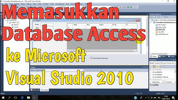 Cara Memasukkan Database Access ke VB.Net 2010 || George I Padwa