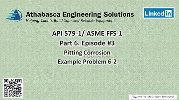 Part 06 Episode 03 API 579-1 Pitting Corrosion Example 6.2