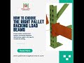 Choosing the Right Pallet Racking Load Beams – Boost Safety &amp; Efficiency #Warehouse #PalletRacking