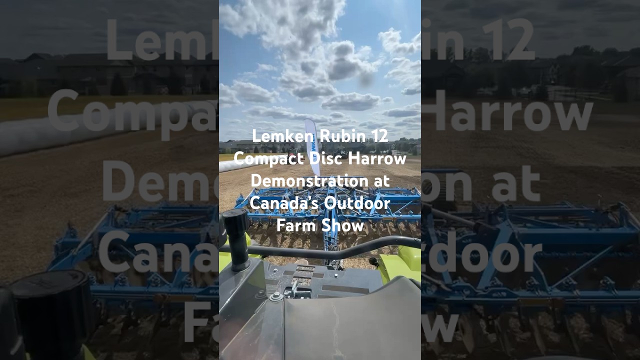 Lemken Rubin 12 Compact Disc Harrow Demonstration at Canada’s Outdoor Farm Show 