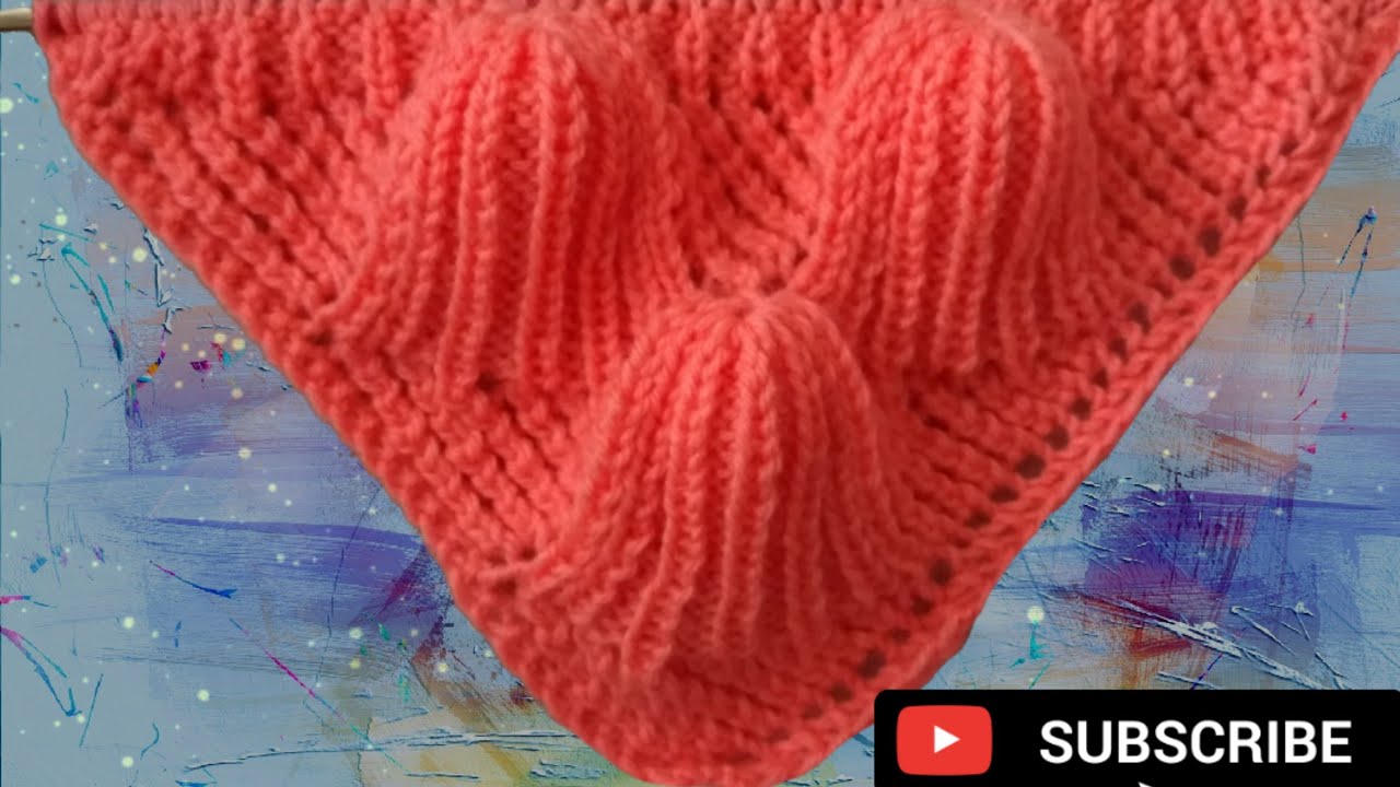 Saray Süpürgesi  ( Yelpaze) İki Şiş Şal Modeli