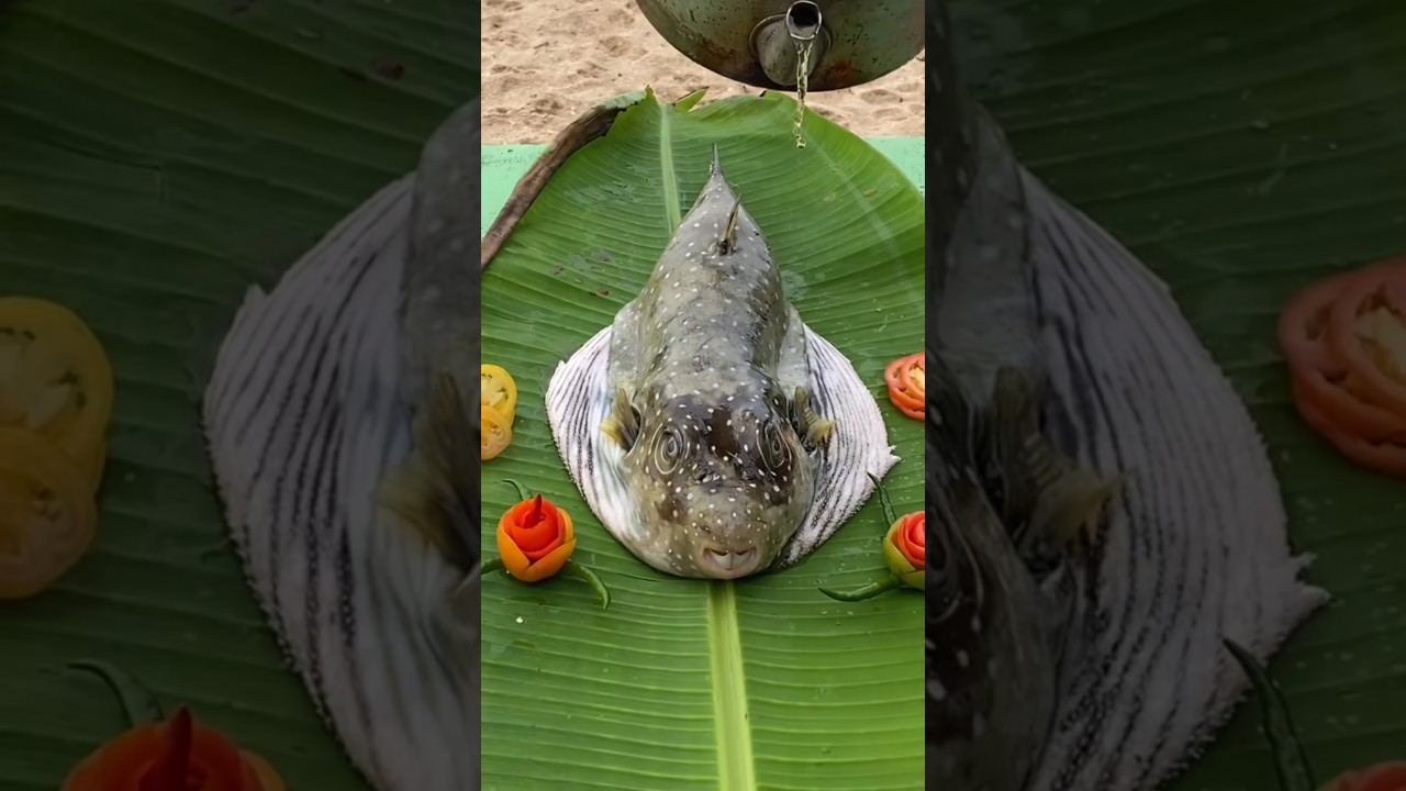 The WEIRDEST Way to Fry Fugu Fish! 🤯