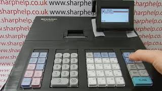 How To Program The Currency Symbol On The Sharp XE A207 Cash Register