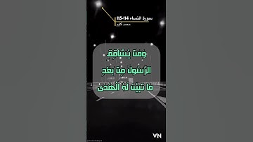سورة النساء الايه 114-115
