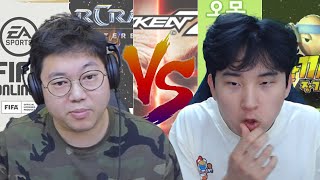 [풀버전] 감스트 vs 김민교 피파 철권 스타 오목 알까기 10레전드