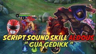 Cara mengubah suara skill hero Aldous | Script sound skill Aldous || MLBB