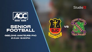 St Joseph's Geelong vs. Parade College - ACC Division 1 Football - Round 4