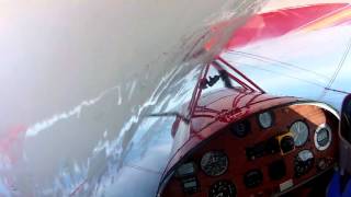 98 Turn Guinness World Record Inverted Flat Spin - Helmet Cam