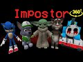 If PAW PATROL, SONIC EXE, TALKING TOM, THOMAS, and OTHERS were the Impostors🚀Among Us Minecraft 360°