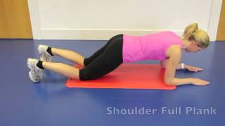 Half Plank to Full Plank Exercise