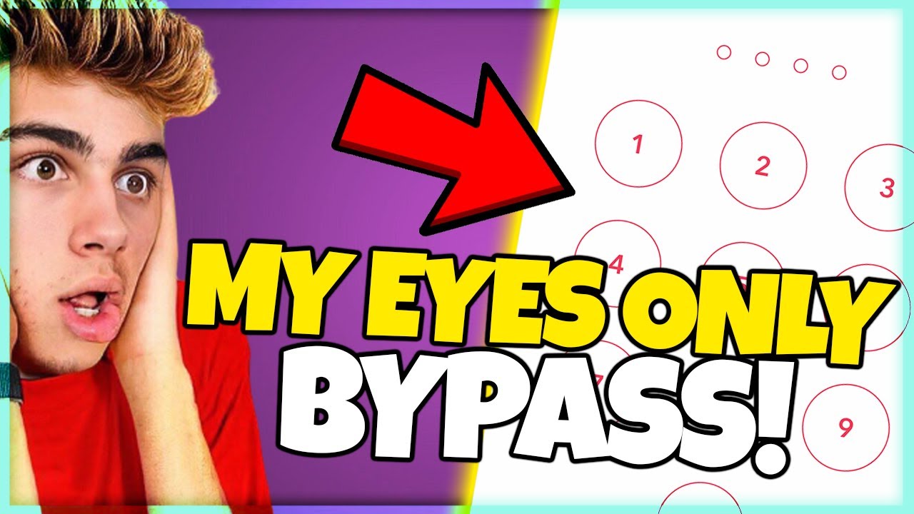 How to get into My Eyes Only If Forgot Passcode! My Eyes Only BYPASS! - YouTube
