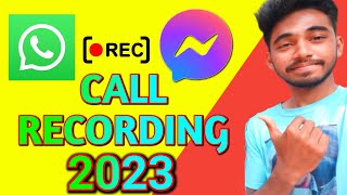 🍓 how to recording Messenger WhatsApp call 2023 // New Update Tricks || @Mrkhan2001k screenshot 3