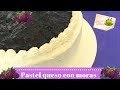 Pastel de queso con moras PASO A PASO