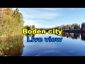 Буден. Полярный стрим 13. Река Лулеэльвен! Boden Live view.