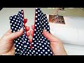 How to easily sew an invisible zipper / sewing guide for beginners