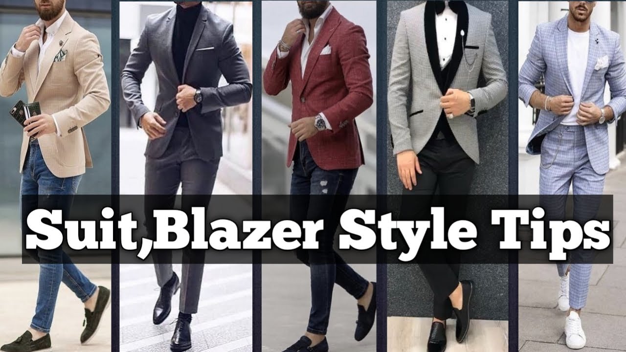 How To Dress up Suit Blazer Style Idea For Men | Wedding | Party ...