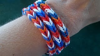 Beading4perfectionists : Loom with rubber band #3 : Bands test &amp; herringbone stitch
