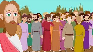 Jesus Feeds The Poor  Feeding the 5000  Bible Stories For Kids  Miracles of Jesus Christ