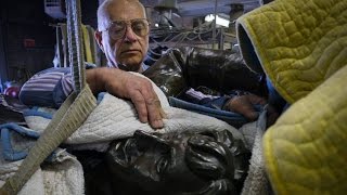 Gretzky statue getting spruced up ahead of move to new arena