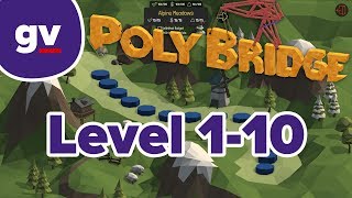 Poly Bridge 1-10: Checkpoint (Solution)