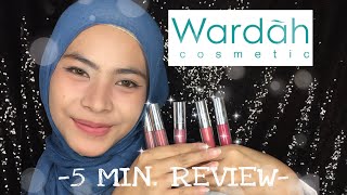 WARDAH EXCLUSIVE MATTE  LIP CREAM REVIEW TANPA MAKEUP LENGKAP