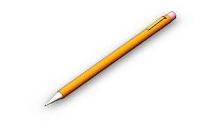 Solidworks | How to Design a Pencil | Pencil Design