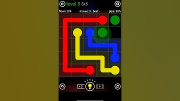 Flow Free Classic Pack 5x5 Level 5 – Easy Puzzle Solve #shorts
