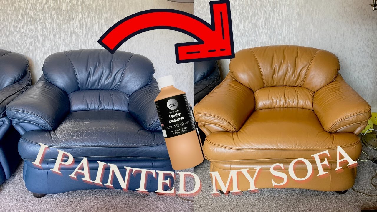 PAINTING MY LEATHER SOFA DIY LEATHER SOFA MAKEOVER SCRATCH DOCTOR PAINTING MY LEATHER SOFA DIY LEATHER SOFA MAKEOVER SCRATCH DOCTOR