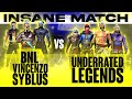 Vincenzo + Syblus + Bnl Vs Underrated Legends || Can they Beat Legends  ? || Nonstop Gaming