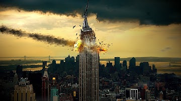 Minecraft - METEOR HITS EMPIRE STATE BUILDING! (Meteor Vs Empire State Building)