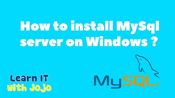 Mysql - How to install mysql server on windows server