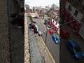 Guy Goes Down on a Pole and Lands on the Street