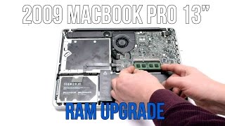 2009 Macbook Pro 13" A1278 RAM Upgrade