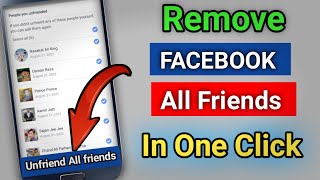 How To Unfriend All friends In One Click On Facebook||Vedio11||Facebook