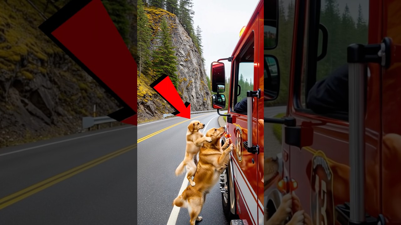 Golden Retriever Puppy Saves Firefighter! 