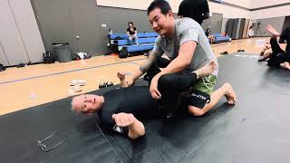 Triangle Clamp Setup at John Danaher & Gordon Ryan Seminar #jiujitsu #nogi