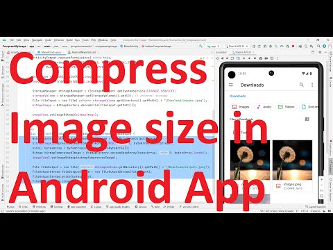How to compress and reduce size(resolution) of image file from your Android App? - Android 13 API 33