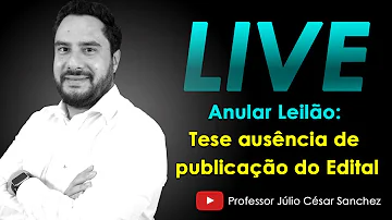 O que deve constar no edital de leilão?