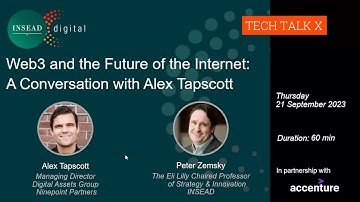 Web3 and the Future of the Internet: A Conversation with Alex Tapscott, hosted by Peter Zemsky