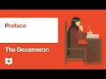 Understanding the Preface of the Decameron