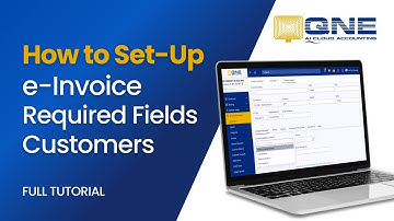 How to Set Up e-Invoice Required Fields for Customers